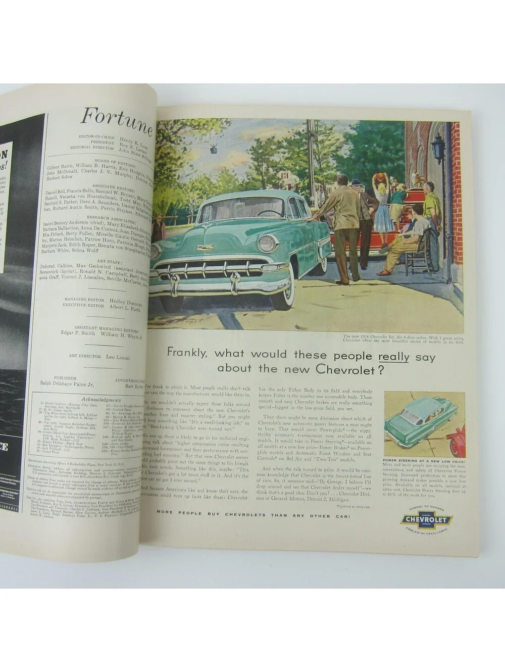 Vintage FORTUNE Magazine May 1954 NY Central Railroad, Bell Telephone, McCarthy